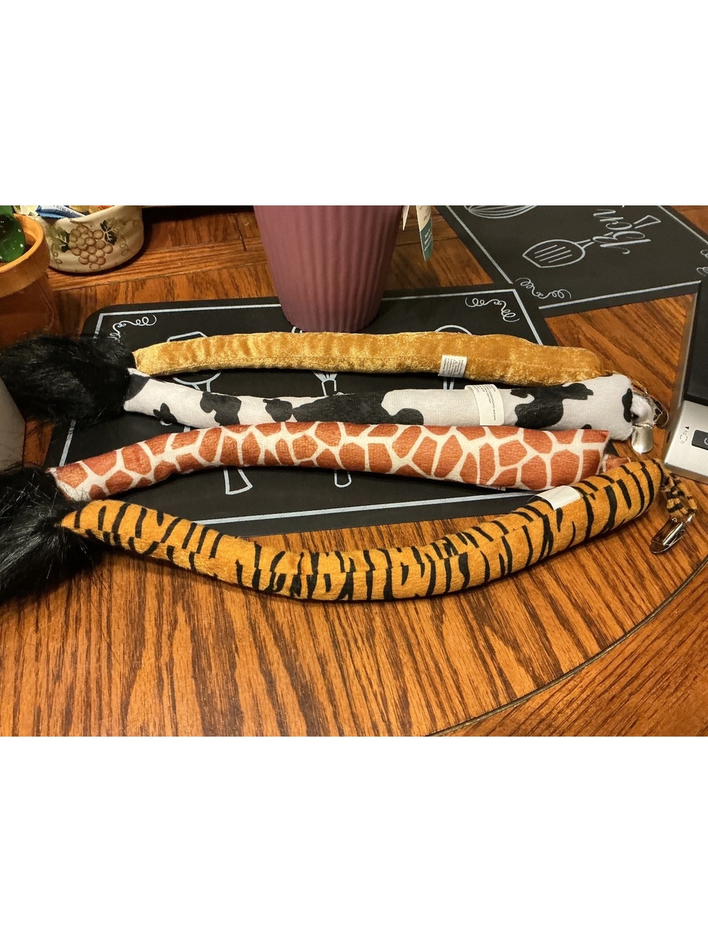 Faux fur tails